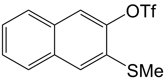 3-(methylthio)naphthalen-2-yltrifluoromethanesulfonate/1310197-69-3